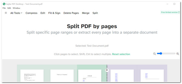 Sejda PDF Cutter 