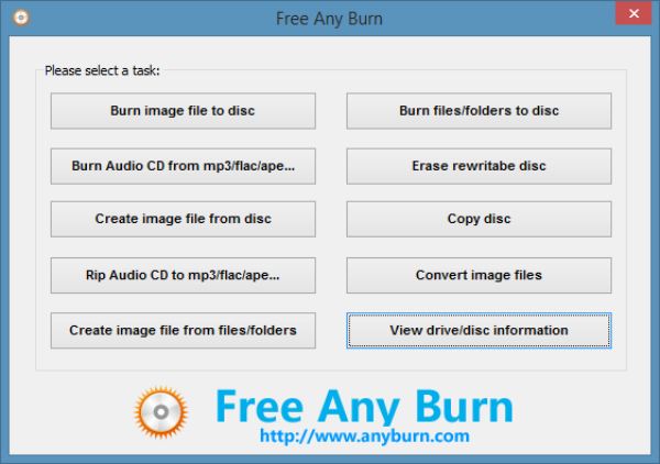 כל צורב DVD של Burn Free