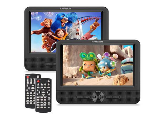 Lecteur DVD double portable Fangor 7.5