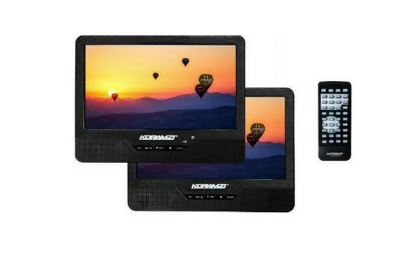 Koramzi Portable 9 Dual Screen Hoofdsteun