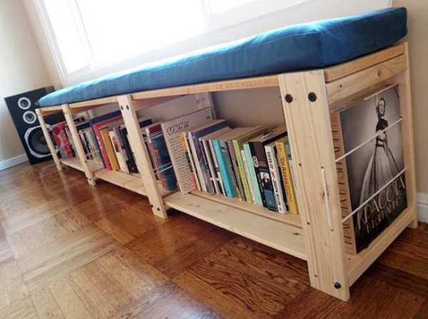 Dvd Storage Bench