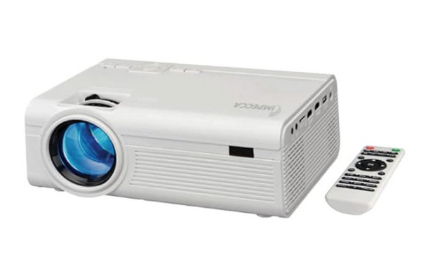 Impecca draagbare projector met dvd-speler