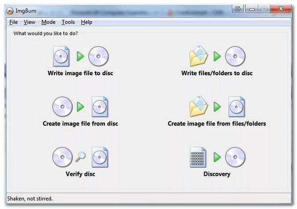 Imgburn Interface