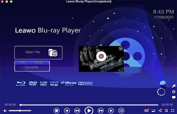 Leawo Blu Ray Player για Mac