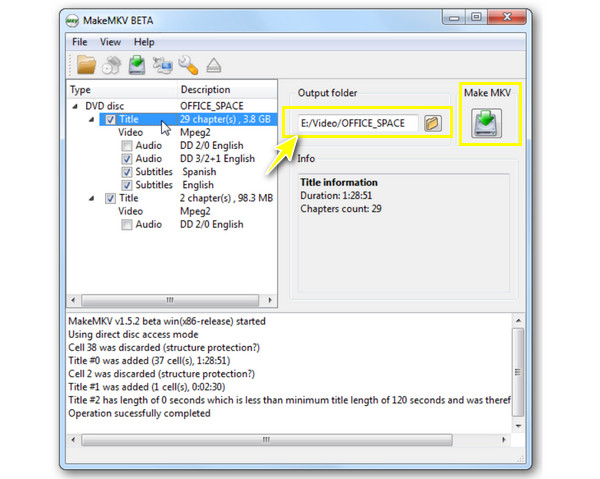 Makemkv Angiv outputmappe