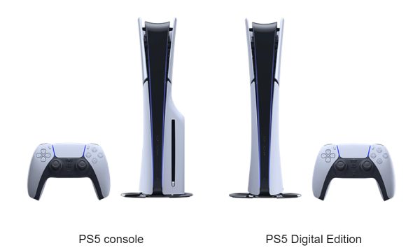 Ps5 डिस्क डिजिटल संस्करण