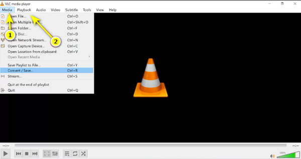 VLC-Mediendatei öffnen