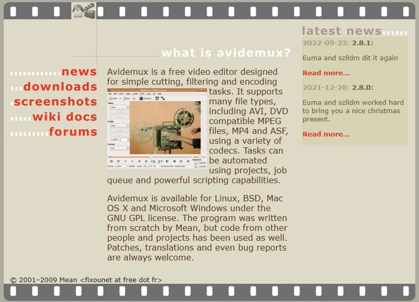 Avidemux Video Editing