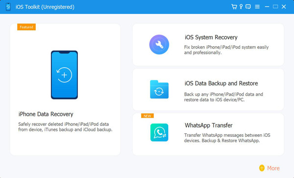 4Easysoft Interfaccia di backup e ripristino dei dati iOS