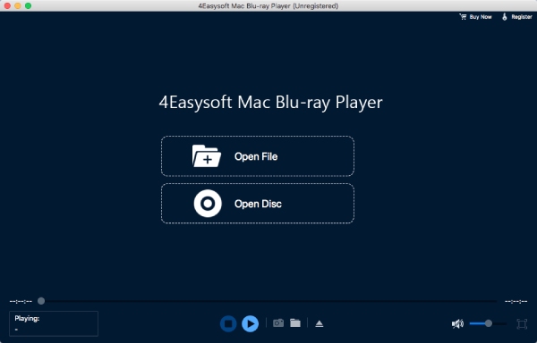 Mac Blu-ray Player Interface