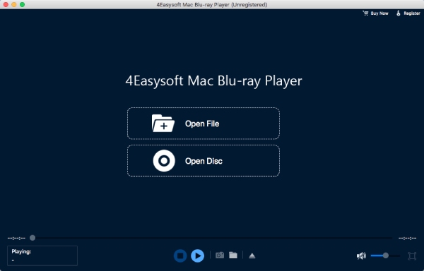 Интерфейс проигрывателя Blu-ray для Mac