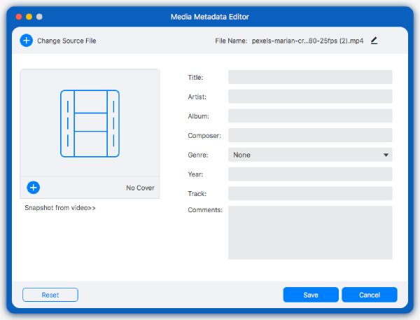 Editor Metadata Media