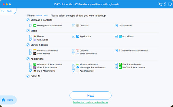 Due modalità per eseguire il backup dei dati