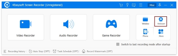 Selectați Webcam Recorder