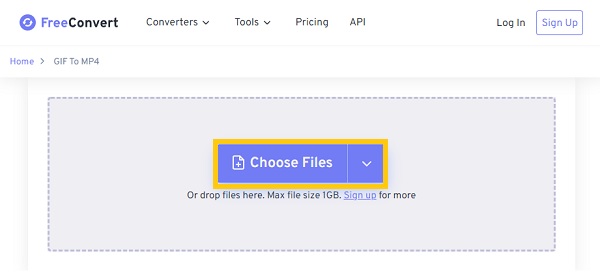 Choose Files FreeConvert