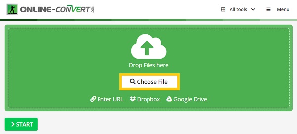 Online Convert Choose Files