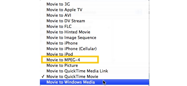 Quicktime Movie to MP4