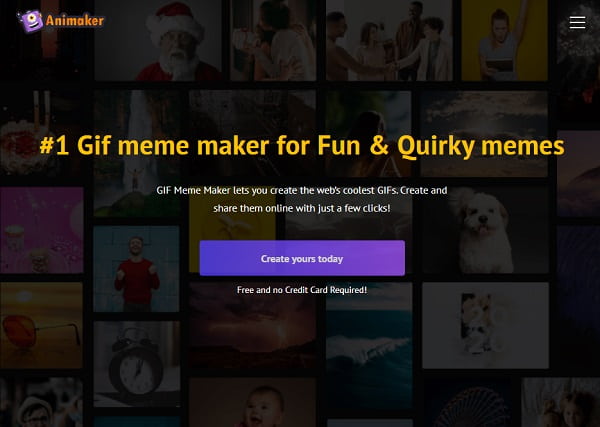 Generador de GIF y memes de Animaker