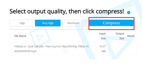 CloudPresso Compress 1GB to 100MB