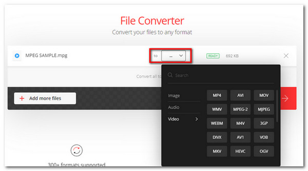 Convertio Convert MPEG 4 to AVI