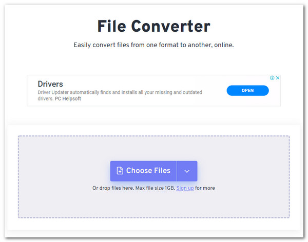 Free Convert Choose File