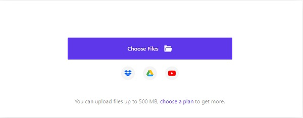 Media.io Choose Files