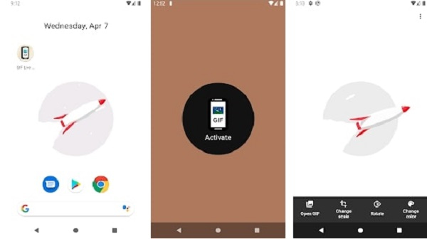 Android GIF 桌布更換器