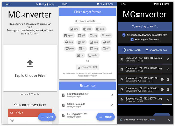 MConverter Tukar AVI kepada MPEG4