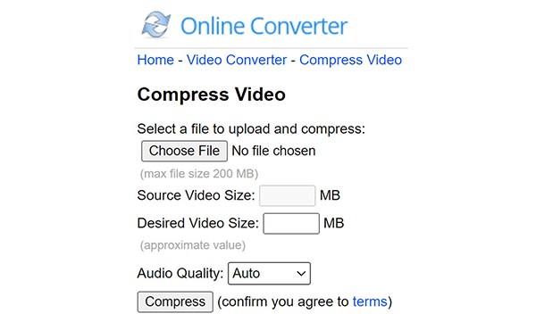 Conversor Online Compressor MOV