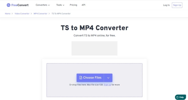 Convertir TS a MP4 de forma gratuita