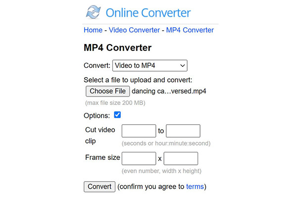 ऑनलाइन कनवर्टर Convert2MP3