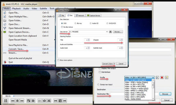 Open Source DVD Ripper VLC Media Player
