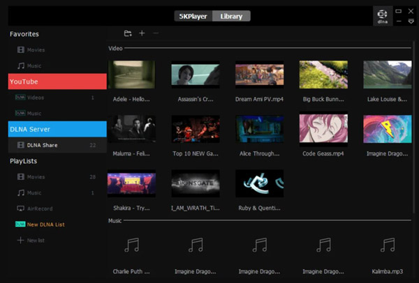 Windows Media Player Alternatives 5KPlayer