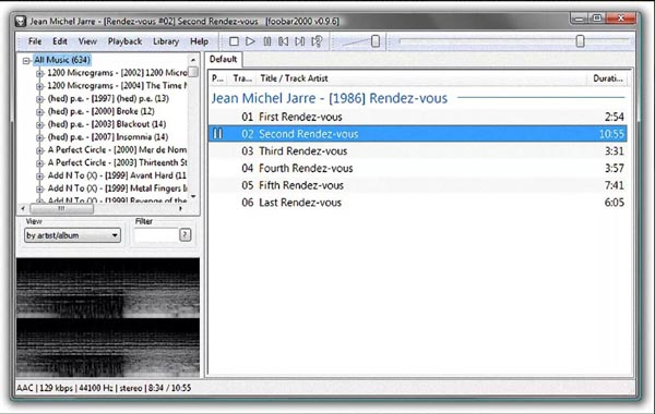 Alternative Windows Media Player Foobar2000