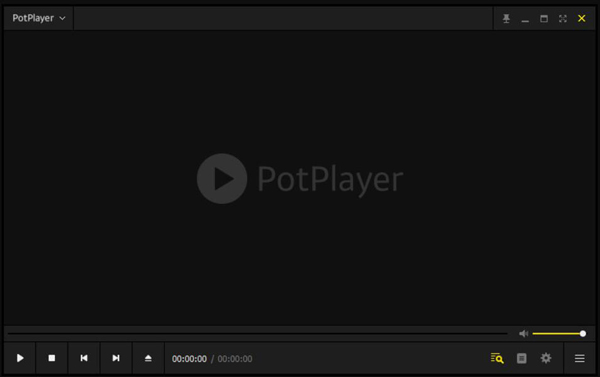 Alternative Windows Media Player PotPlayer