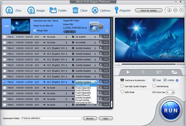 Winx DVD Ripper DVD kopieren