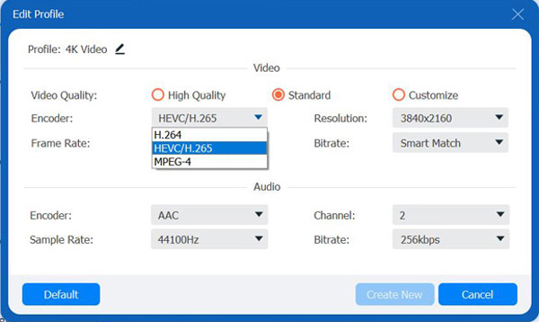 Choose Proper Video Codec