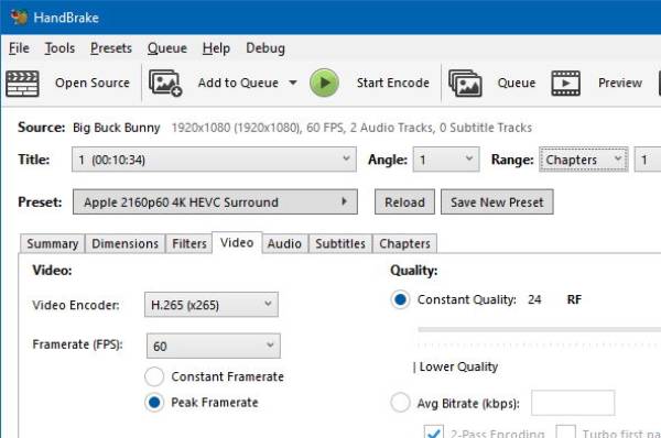 Handbrake FLV to AVI Converter