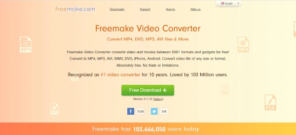 Freemake Video Converter sučelje