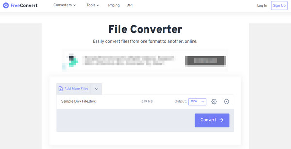 FreeConvert DivX कनवर्टर