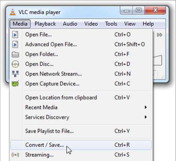 VLC Import fișiere video