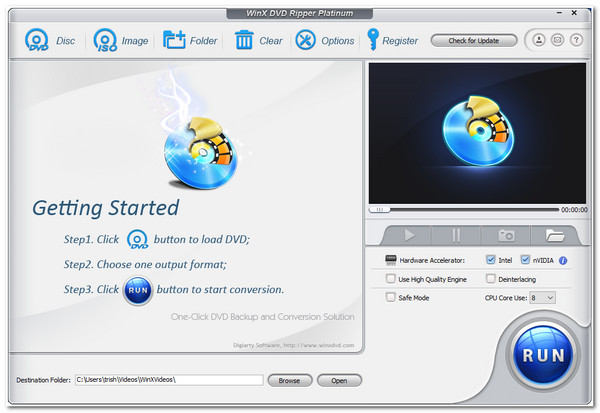 DVD to Video WinX DVD Ripper