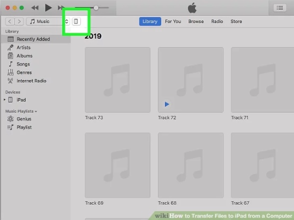 iTunes Conectați iPad la computer