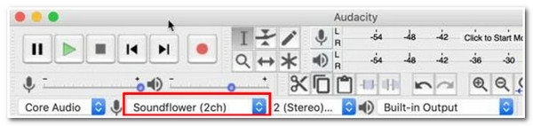 Appareil d'enregistrement Audacity Sound Flower