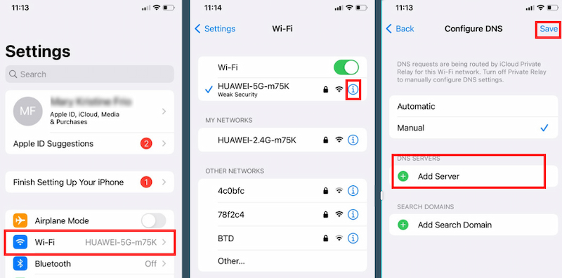 Disable Find my iPhone Without Password Using DNS By Pass