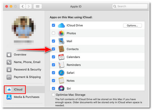 Jak synchronizovat kontakty z iPhone do Mac Mac iCloud