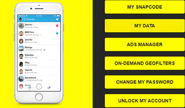 Snapchat mis datos