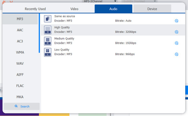 4Easysoft Choose Format