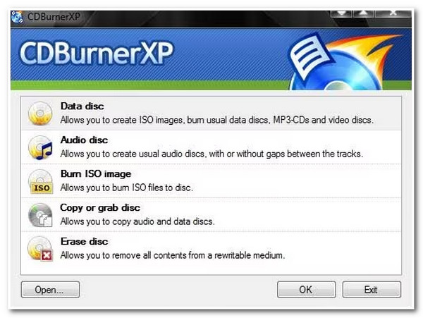 CDBurnerEXP Recenze CDBurnerXP