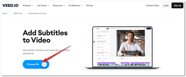 How to Add Subtitle to Video VEED IO Select Choose File